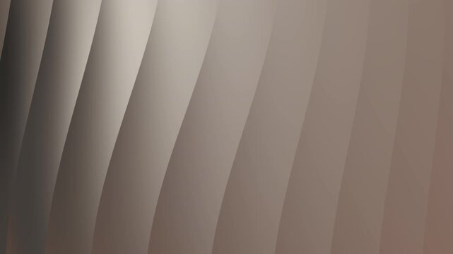 Parallel curving planes creating a striped gradient light and shadow, suitable for backgrounds, designs, abstract concepts, and artistic projects.