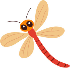 Nature-Inspired Dragonfly Illustration Representing Insect Beauty and Natural Ecology