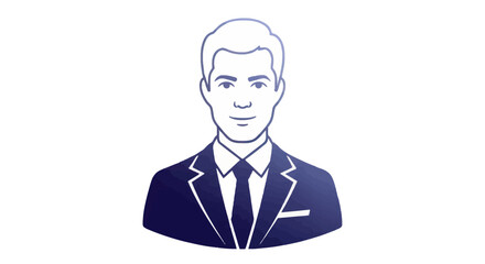 Vector Illustration of a Professional Man in Suit.