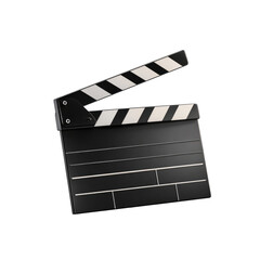 Fototapeta premium Black and white movie clapperboard