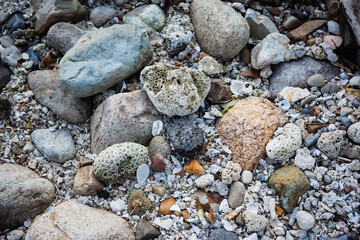 stones on the beach