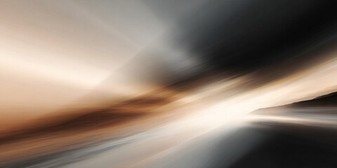 Abstract Gradient Art in Earth Tones A Study of Flowing Forms and Soft Transitions