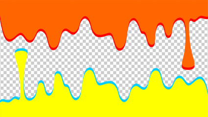 Paint drips illustration on transparent background.
Wavy paint drip illustration. Dripping paint illustration. 
Illustration of wavy paint dripping. Illustration of wavy paint dripping on transparent.