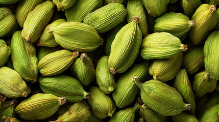 Cardamom pods abstract texture background