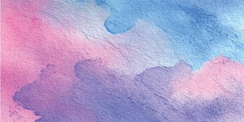 Pink purple blue watercolor wash paint texture