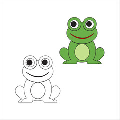 Frog vector illustration 