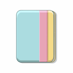 Minimalist Simple Book Icon in Flat Design