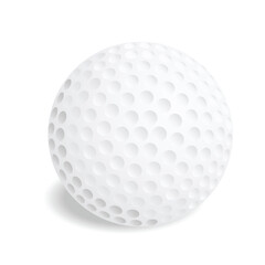 Realistic golf ball. Vector illustration