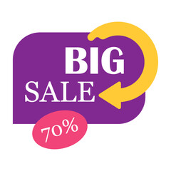 Black Friday. Colorful sale banners and discount labels for shopping and promotion