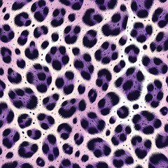 Purple leopard skin inspired vector design with wild fur background a striking choice for wallpapers, trendy clothing prints, and decorative fabric design.