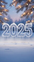 Icy 2025 New Years Eve Celebration in Winter Wonderland.