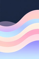 Night Pastel Wave Gradient