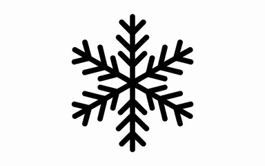 snowflake on white background