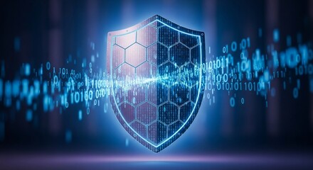 Digital Shield Protecting Against Cyber Threats and Data Breaches.