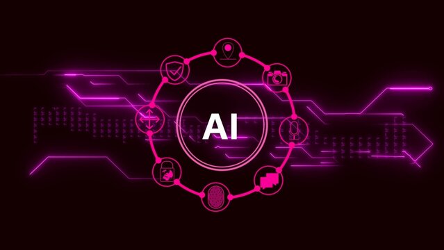 exploring fundamentals of AI technology, artificial intelligence technology circuit board illustration