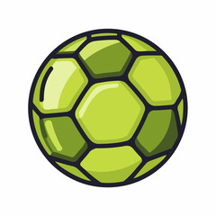 Fototapeta premium Sleek Football Icon Design Element