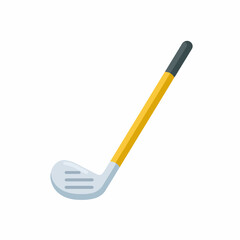 Minimal Golf Club Icon in Flat Style