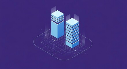 Isometric Data Servers on a Digital Grid.