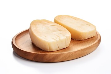 Smoked Cheese Isolated, Traditional Polish Oscypek, Slovak Mountain Snack, Sheep Milk Product