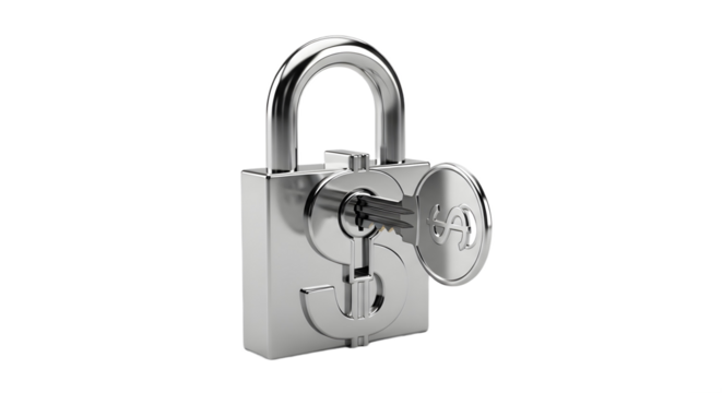 A sleek, metallic silver padlock symbolizes security, privacy, safety, and protection for data, assets, or personal information.
- Powered by Adobe