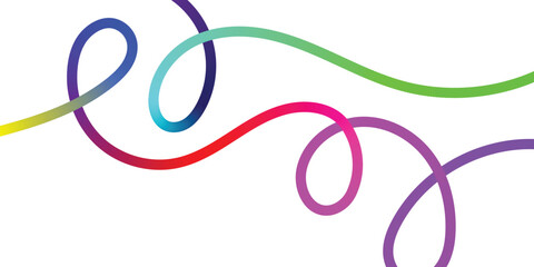 Vibrant Abstract Lines Intertwining on a Black Background. A dynamic image featuring interwoven, colorful lines in various shades of the rainbow against a solid black backdrop.