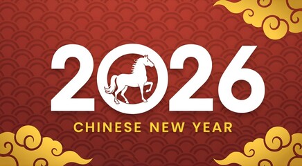 Happy New Year celebration card illustration with red decoration, winter snowflakes, and the number 2014 design vector