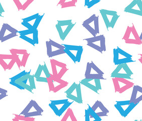 design vector art semles patern dengan logo pola segitiga