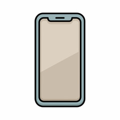 Minimalist Smartphone Outline Icon