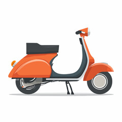 Obraz premium Sleek Scooter Icon in Flat Design