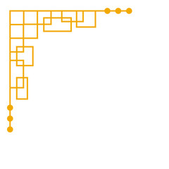 Chinese Corner Border Decoration
