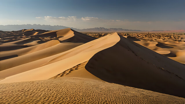 Desert sand dunes