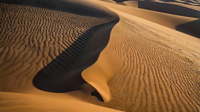 Desert sand dunes
