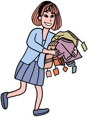 black friday sale shopping day flat design 3