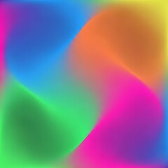 Vibrant Abstract Swirl - A Colorful Gradient of Fluid Motion.