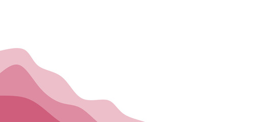 Abstract Pink Wavy Layers Background Design with Copy Space