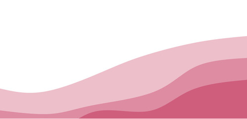 Elegant Pink Wavy Abstract Background with Gradient Layers