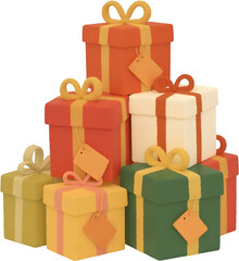 크리스마스선물상자모음_겨울연말이브디자인