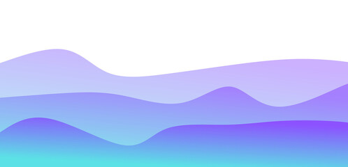 Fluid Pastel Wavy Gradient Background with Smooth Purple and Teal Colors