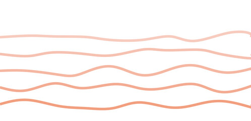 Subtle Peach Wavy Lines Abstract Background