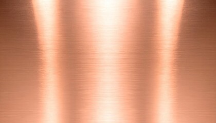 Polished Copper Panel with Warm Sheen and Specular Highlights