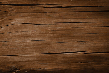 Old grunge dark textured wooden background , The surface of the old brown wood texture