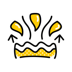 Absorption Icon for Digestive Health Concept