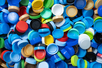 Close up plastic bottles for recycling to conserve the environment, recycling, reuse, garbage disposal, save the world concept