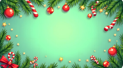 Bright Green Holiday Backdrop
