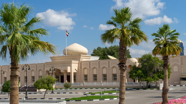 Beautiful Sheikh Hamdan Bin Rashid Al Maktoum Royal Palace in Dubai, United Arab Emirates