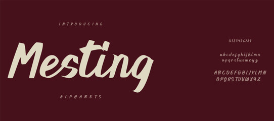 Nature Journey logo signature Font. Calligraphy Logotype Script Brush Font Type Font lettering handwritten. vector illustration