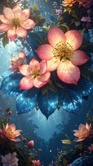 illustrazioni floreali e decorative, poetiche/emozionali, orientate a illustrazioni artistiche, oniriche o decorative