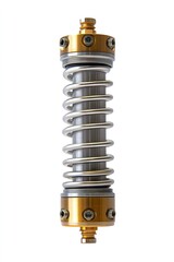Metallic shock absorber, vertical