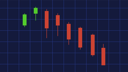 Market crash illustration