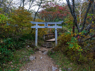 那須岳峠の茶屋登山口